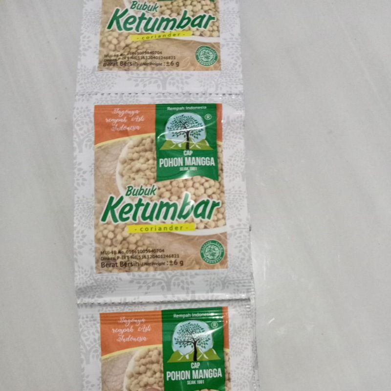 

POHON MANGGA KETUMBAR BUBUK renceng 14'S