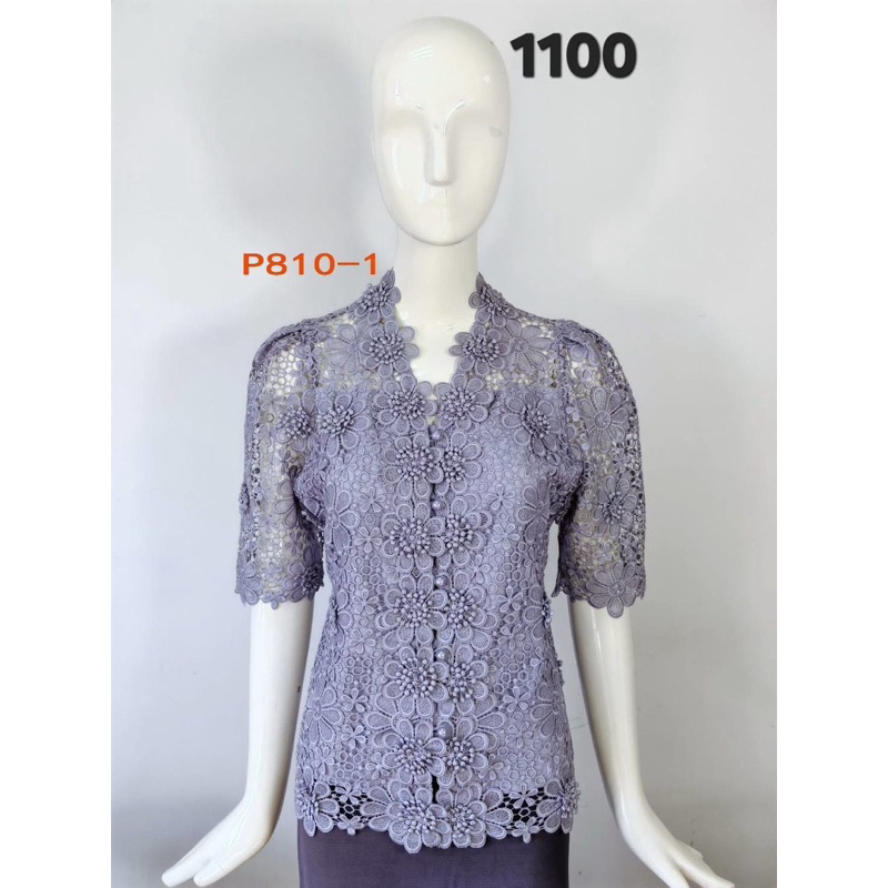 ATASAN BLOUSE BROKAT PINK BOUTQIUE CASUAL WEAR IMPORT MADE IN THAILAND BANGKOK  PINK BUTIK