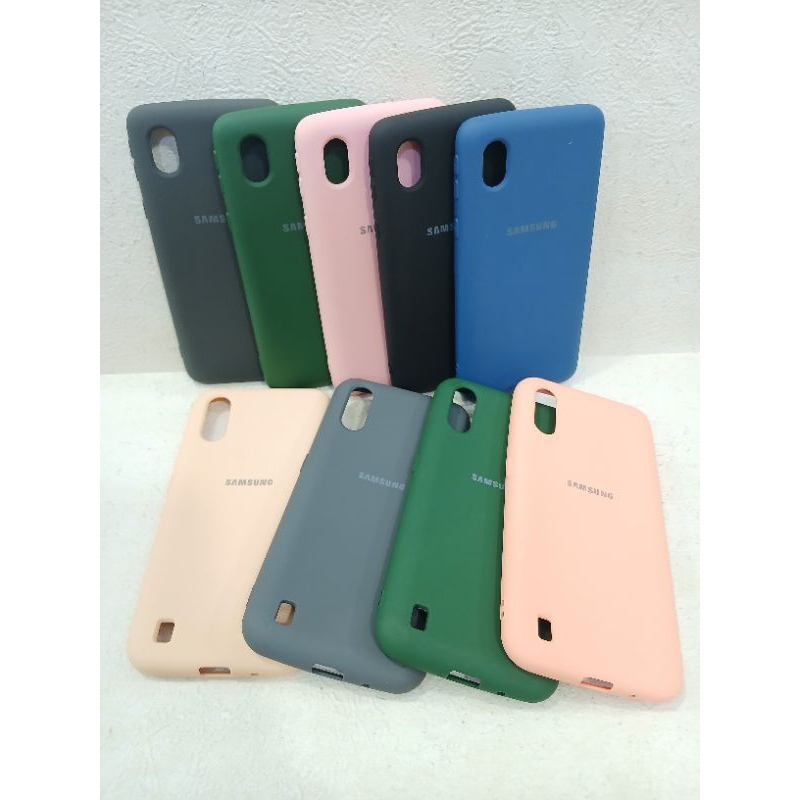 Samsung A10 Core/A01|Silicone Case Full Cover Soft Case.
