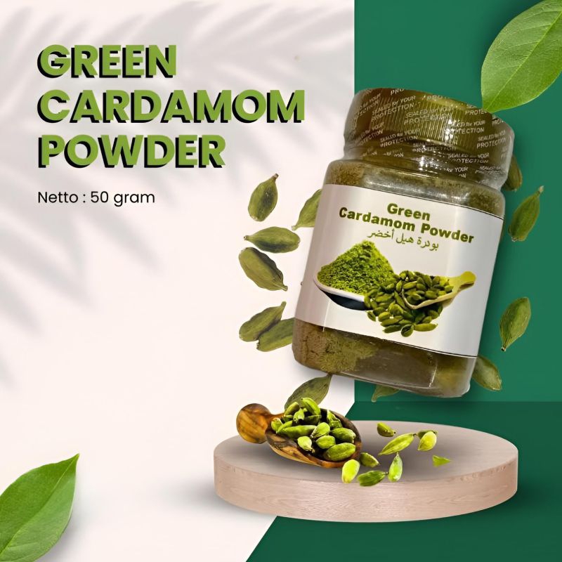 

Bubuk Serbuk Kapulaga Green Cardamom Powder 50g