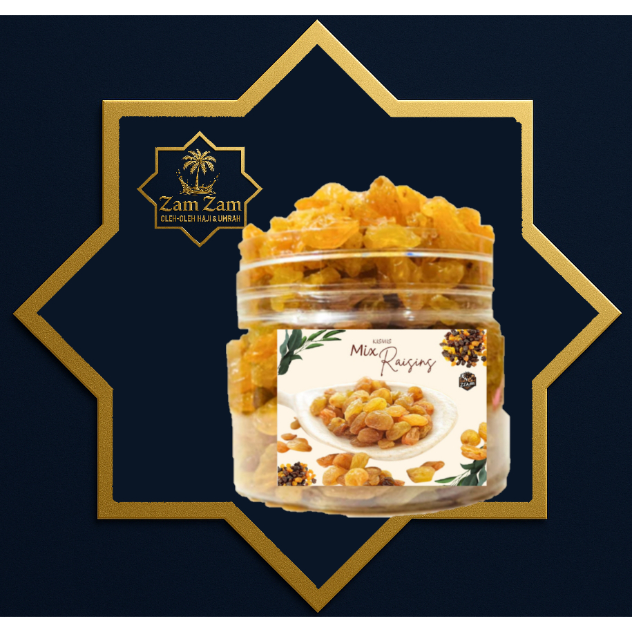 

Kismis Asam Manis 1 Kg | Kismis Arab Golden Raisin Original Oleh Oleh Haji Umroh