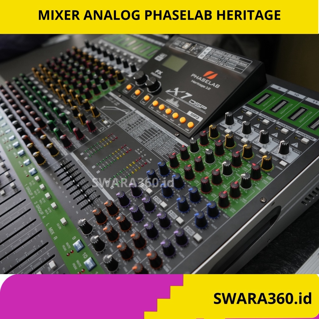 mixer heritage Phaselab 12 16 channel