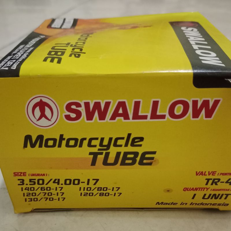 ban dalam SWALLOW 350/400-17/ban dalam ukuran ring 17/ban ukuran 140/60-17