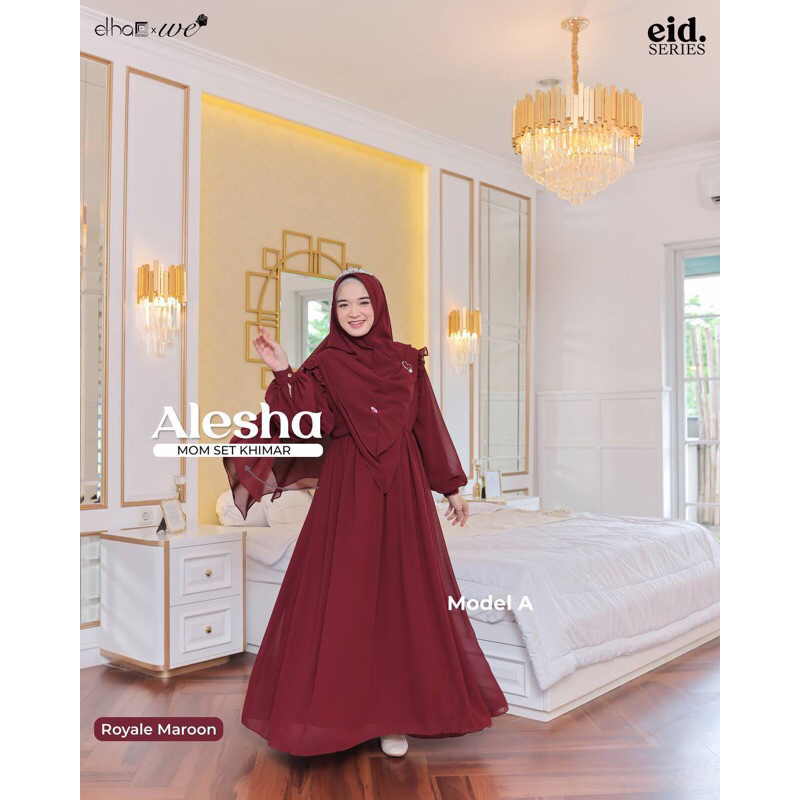 Elha- ALESHA DRESS ORIGINAL BY ELHA GAMIS DRESS VIRAL