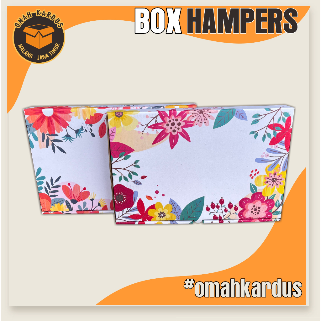 

Box Hampers 38x25x5 cm / kardus box polos / Kardus kue kering isi 6 toples / box diecut / kardus hampers / box souvenir / boxgift / box aksesoris