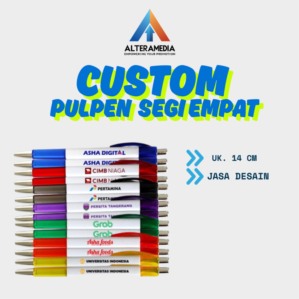 

pulpen custom || pulpen segiempat custom