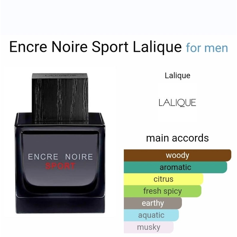 Decant Parfum Lalique Encre Noire Sport