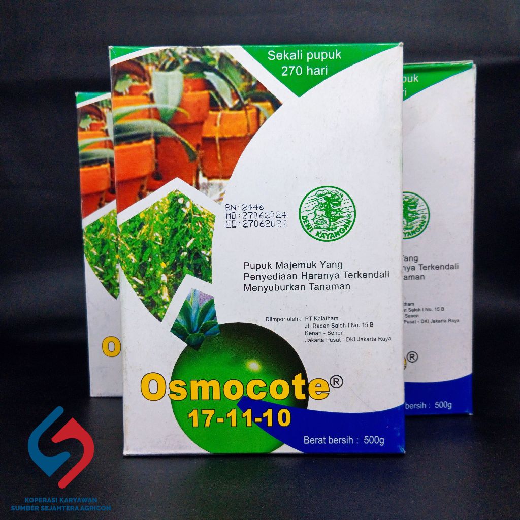 Pupuk Osmocote / Dekastar 17-11-10 Ukuran 500 Gram