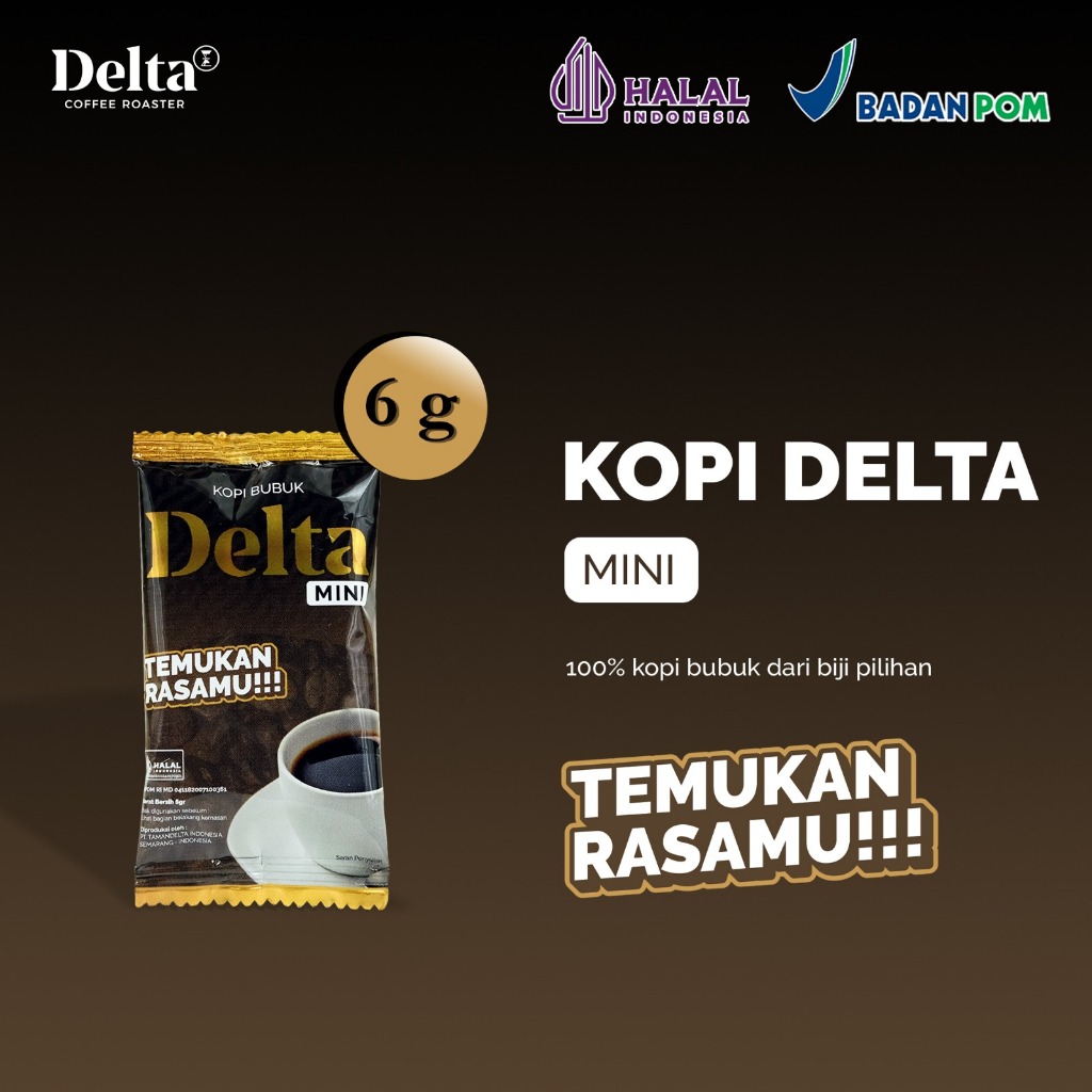 

Delta Kopi Hitam Special* Mini 6g