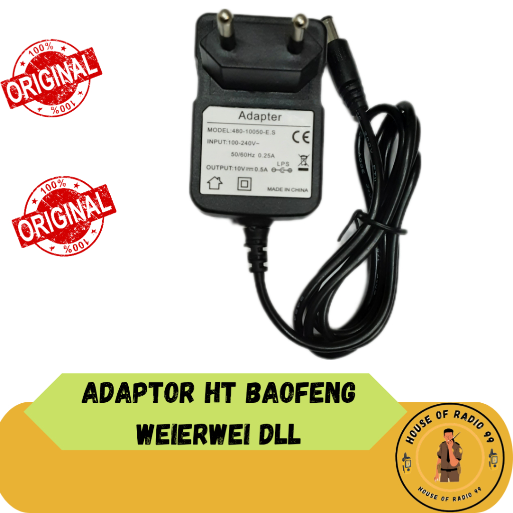 Adaptor HT Baofeng Weierwei Verxion UV 5R Adaptor UV5 Baru