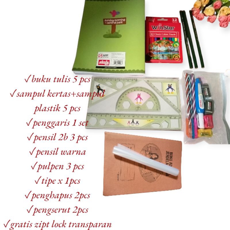 

PROMO TERMURAH!! PAKET KOMPLIT ALAT TULIS PAKET HEMAT