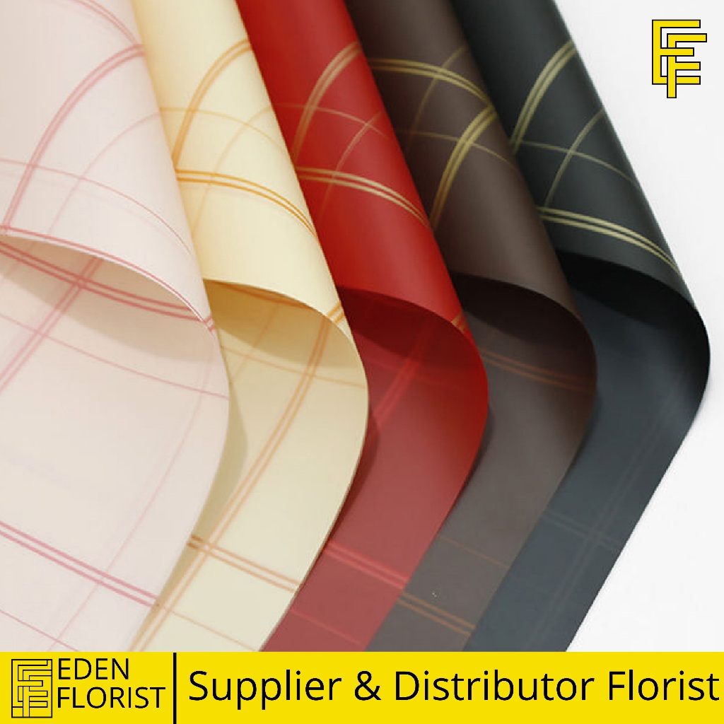 

Flower wrapping cellophane paper florist kertas bunga buket / Kertas Kado Ecer Lembaran COD KB6191