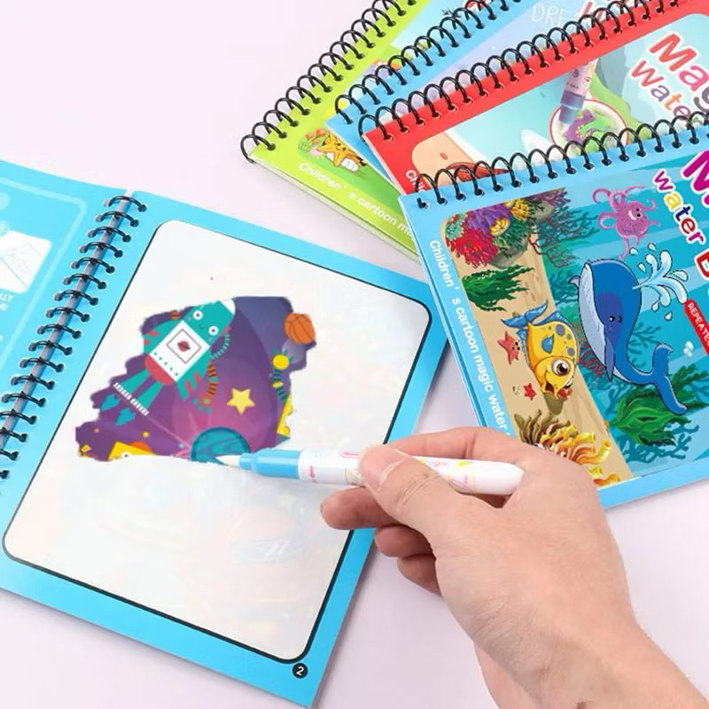 

buku tulis air magic book water warna murah