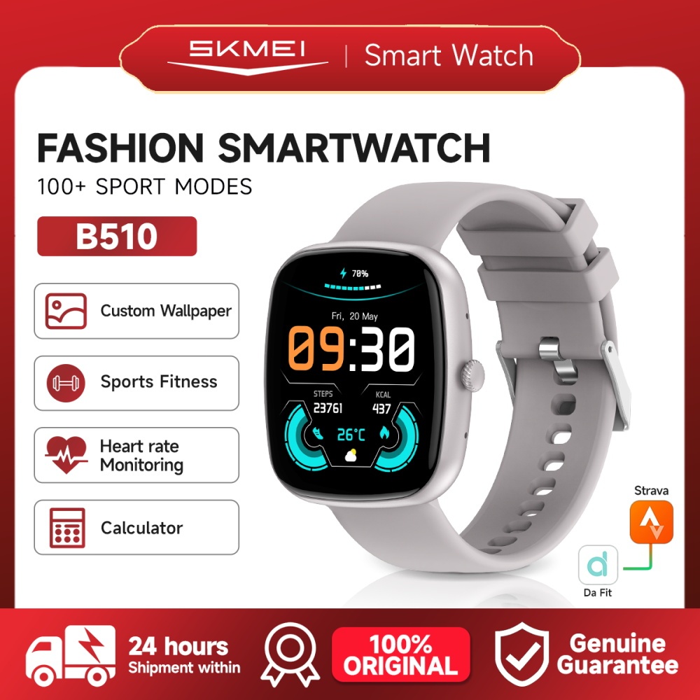 SKMEI B510 jam tangan smartwatch pria outdoor olahraga watch with android ios jam anti air anak pere