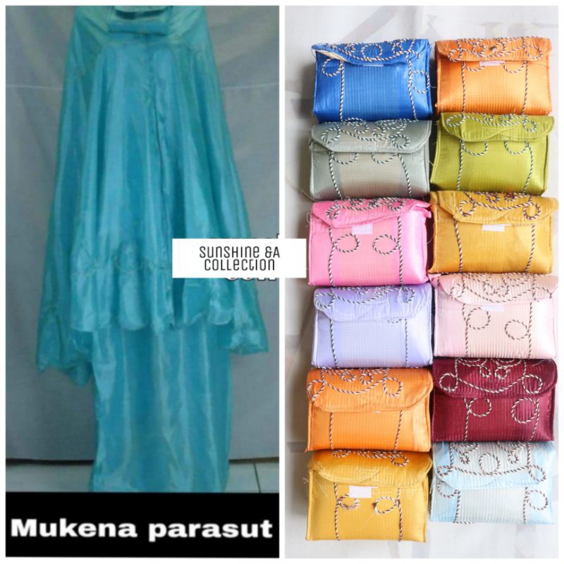 mukena parasut/mukena traveling abutai