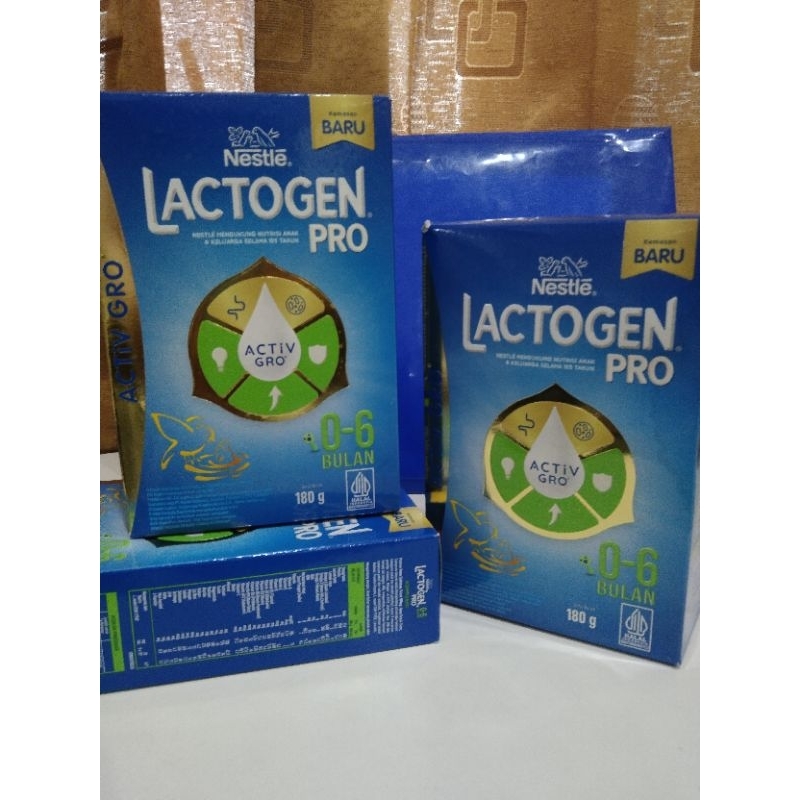 

Lactogen pro 1 0-6bulan kemasan 180gr