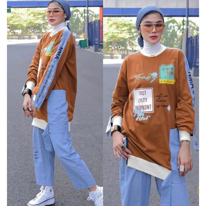 SetCel❤️Setelan Celana Tavinka By Numiaa (Baru)