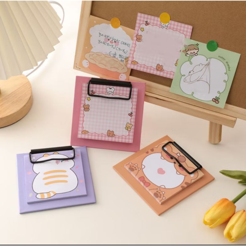 

Memo Pad Karakter Lucu | Catatan Klip Papan Kreatif