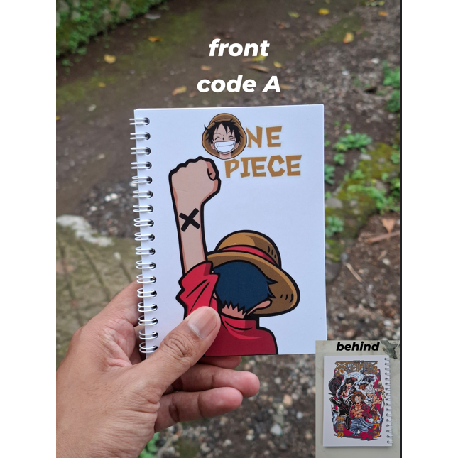 

NOTE BOOK ONE PIECE A6 BAHAN PREMIUM