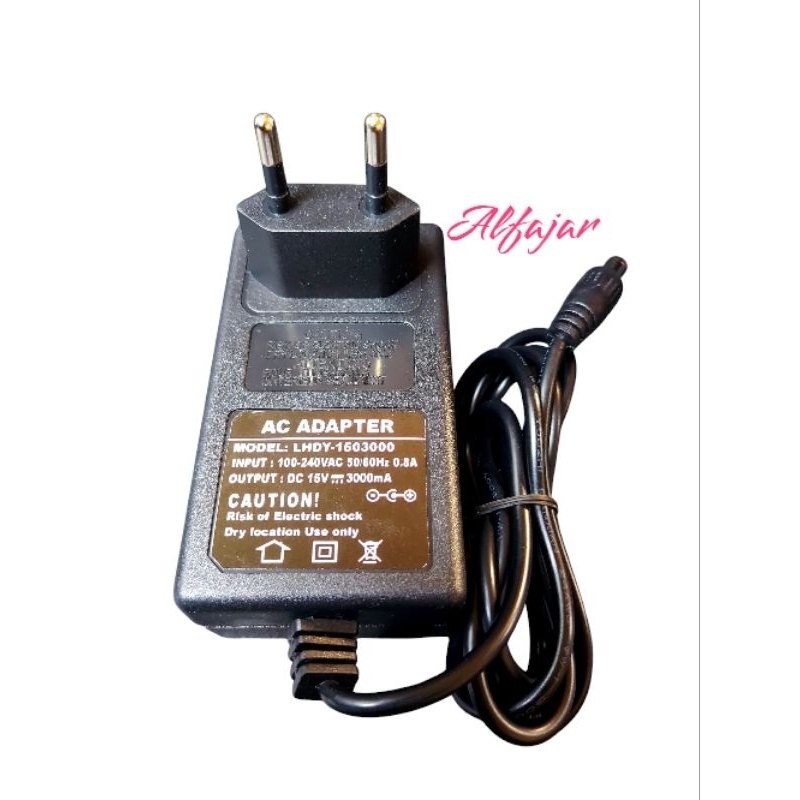 Adaptor Charger Speaker Dat DT-1206 LHDY-1503000 15V 3000mA