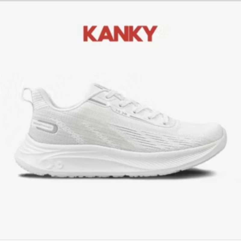 KANKY Yuga Makie - L.White/Grey Size 39 - Sepatu Olahraga Sneakers