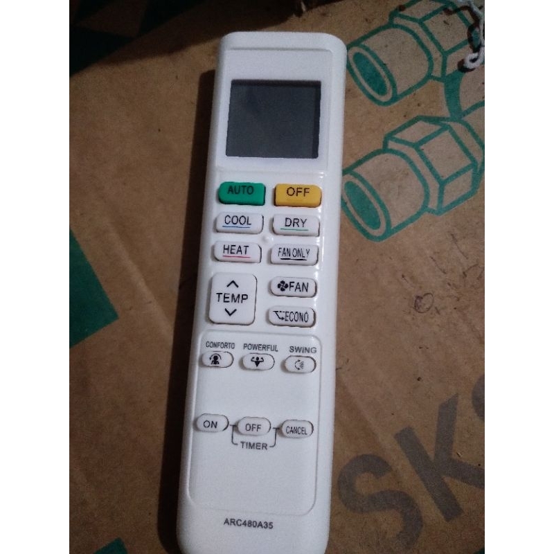 remot ac daikin