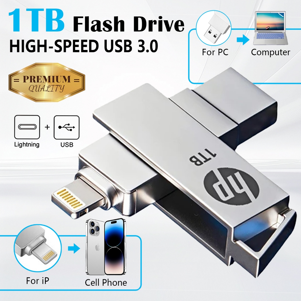 HP Flash Drive for iphone HP OTG ISO Flashdisk High Speed USB 3.0 Flash Drive Flash Disk[ISO+USB] DU