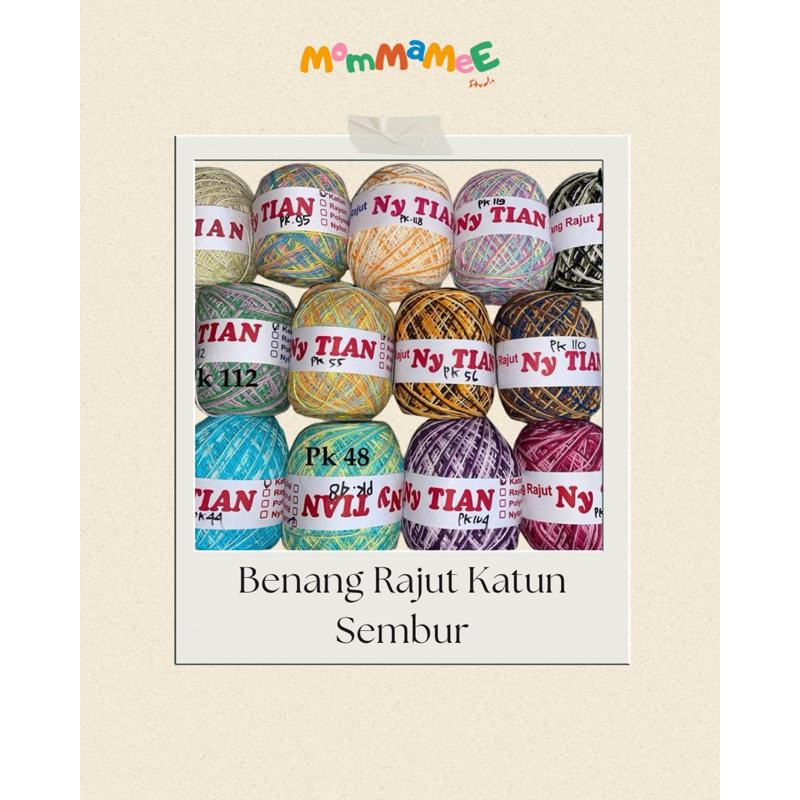 Benang Rajut Katun Sembur Ny. Tian