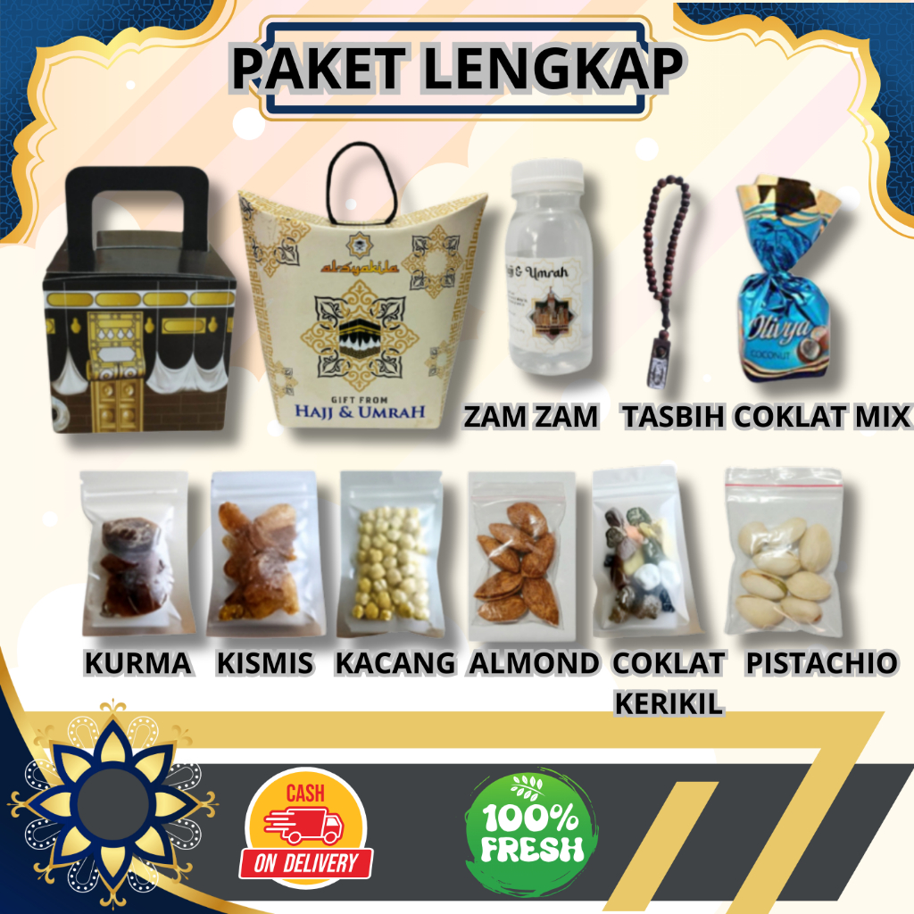 

Paket Lengkap Oleh-Oleh Haji dan Umroh paket Hampers