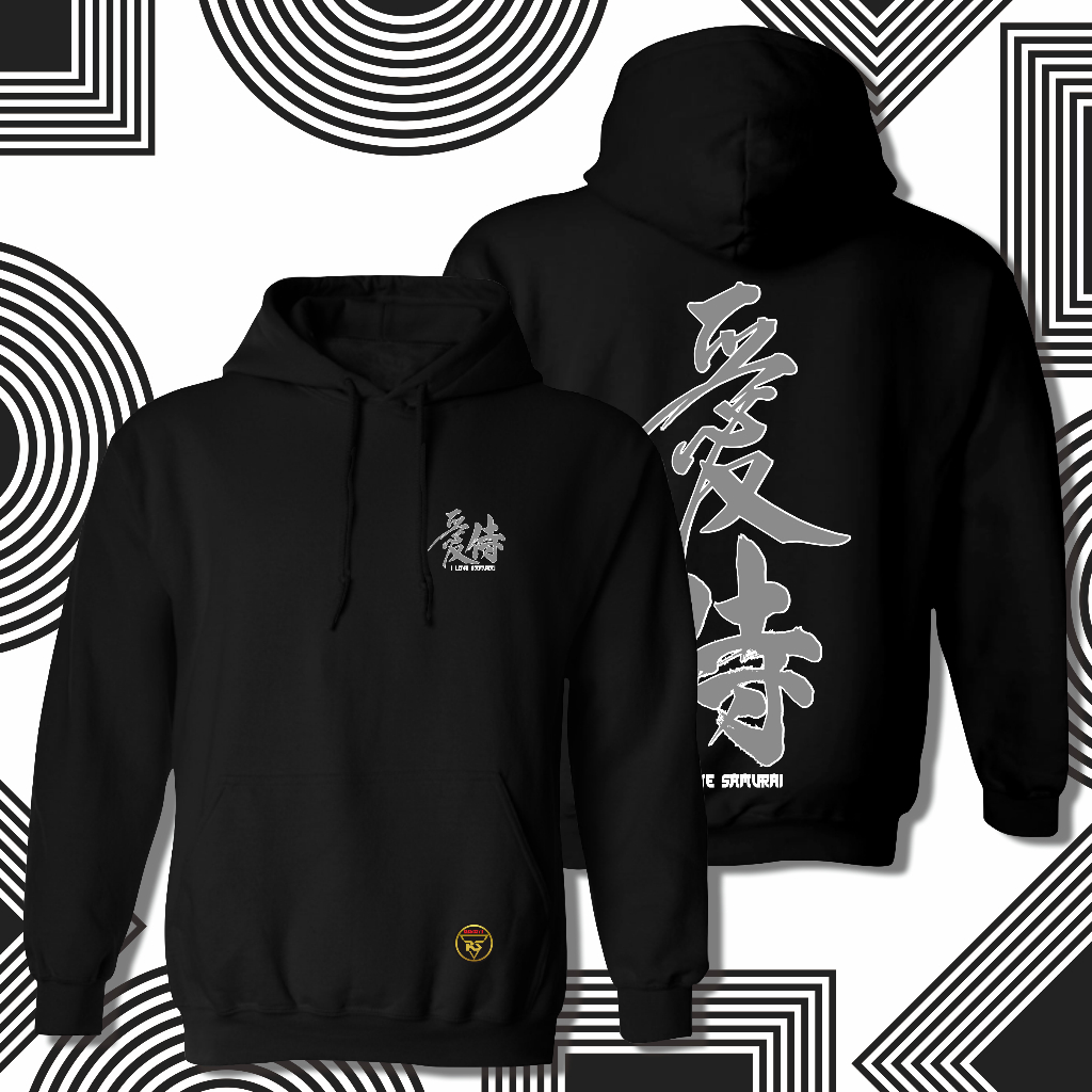 Racing Style Hoodie Unisex Tulisan Jepang Jaket Pria Wanita Bahan Cotton Flacee Tebal