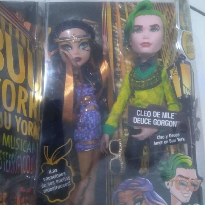 Monster High CLEO DE NILE DEUCE GORGON Cleo y DEUCE  minus box
