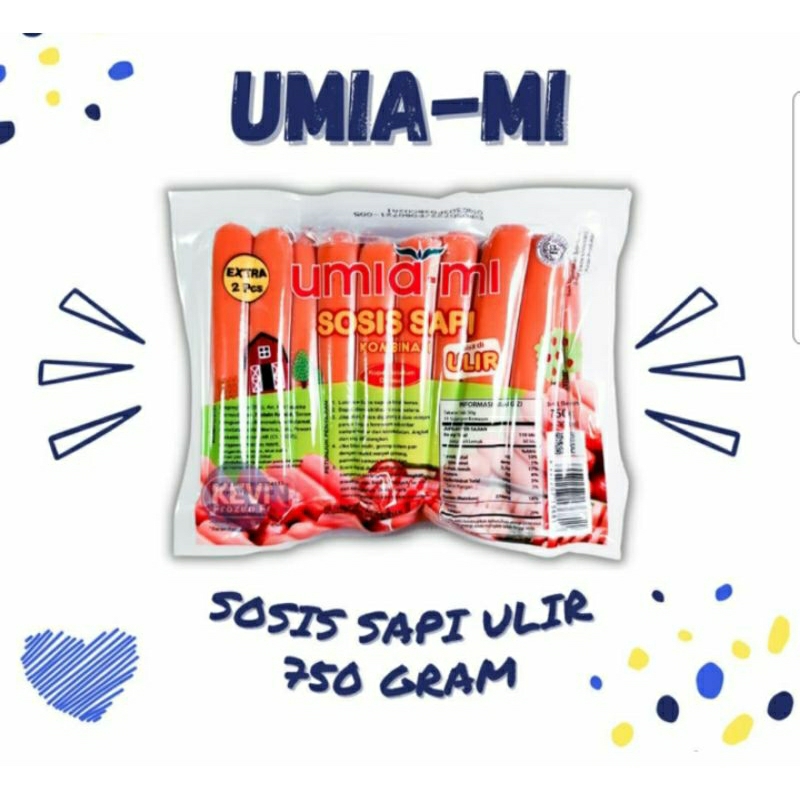 

Umia-mi Sosis Sapi Ulir 750gr