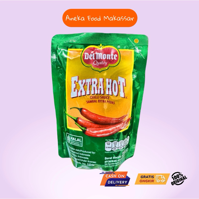 

DELMONTE SAUS EXTRA HOT 200 gr MAKASSAR