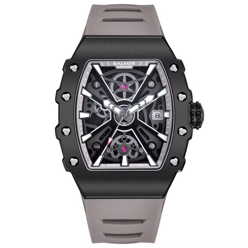 Balmer B-8836MA Jam Tangan Pria AUTOMATIC 8836 RM Silicone Sapphire Original Garansi Resmi
