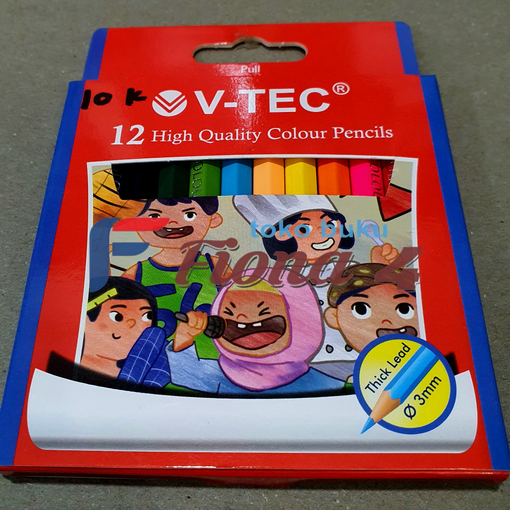 

TokoBukuFiona4 - V-Tec High Quality Colour Pencils