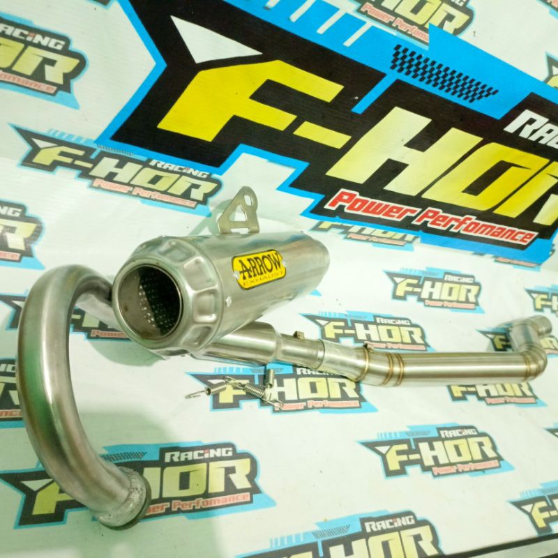 Knalpot Racing ARROW untuk Crf Klx Dtrfacker wr 155 Xr Xts knalpot Fullpackage