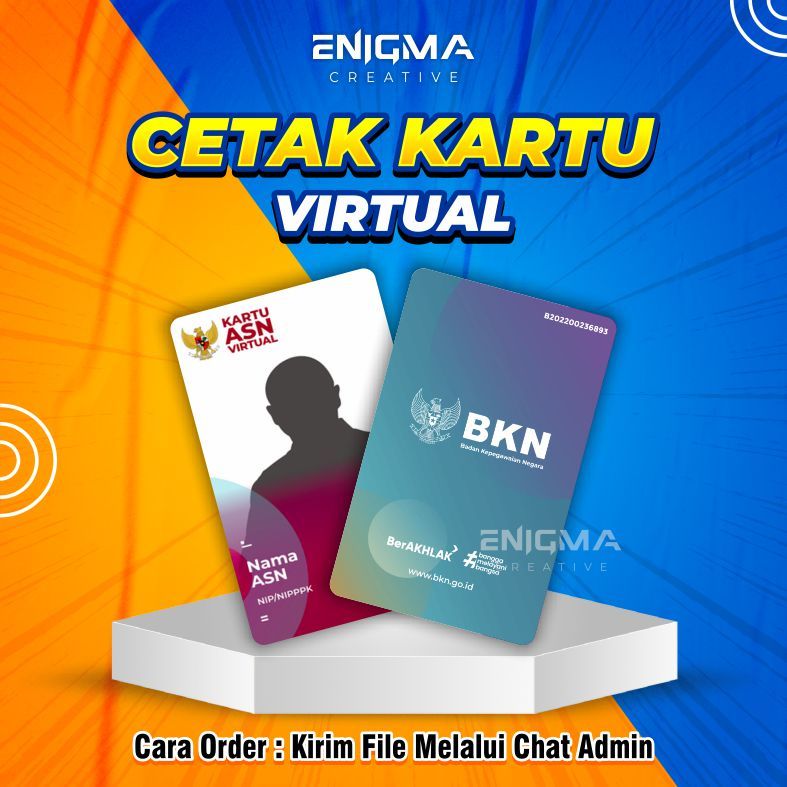 

Cetak Member AESEN VIRTUAL Bahan PVC Anti Luntur Anti Pudar Glosy