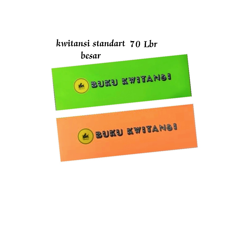 

[1 Pcs] Buku Kwitansi Standard 40/70 Lembar Kecil Besar / Buku Kuitansi Standard KecIL