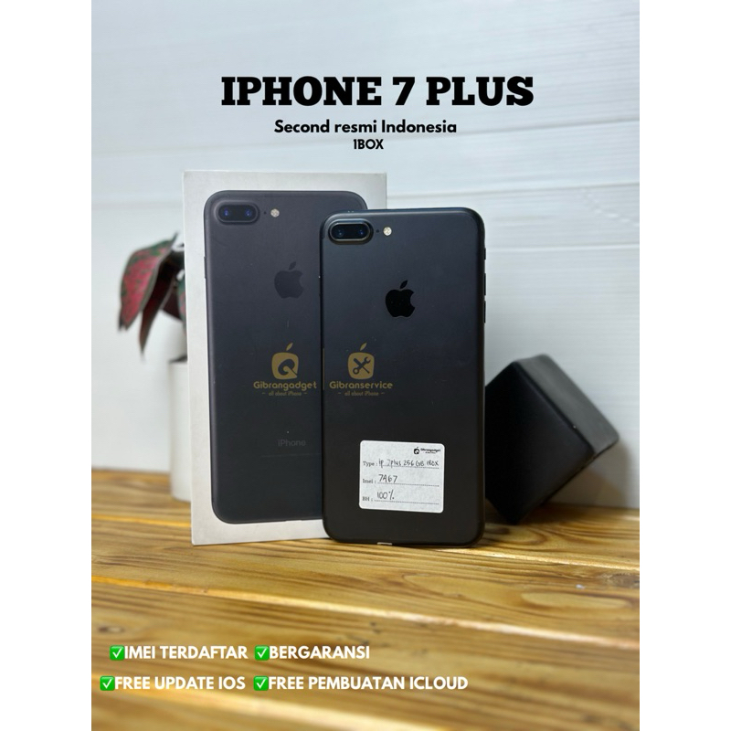 Harga spesial diskon | IP 7 plus 256gb second ibox resmi ORIGINAL