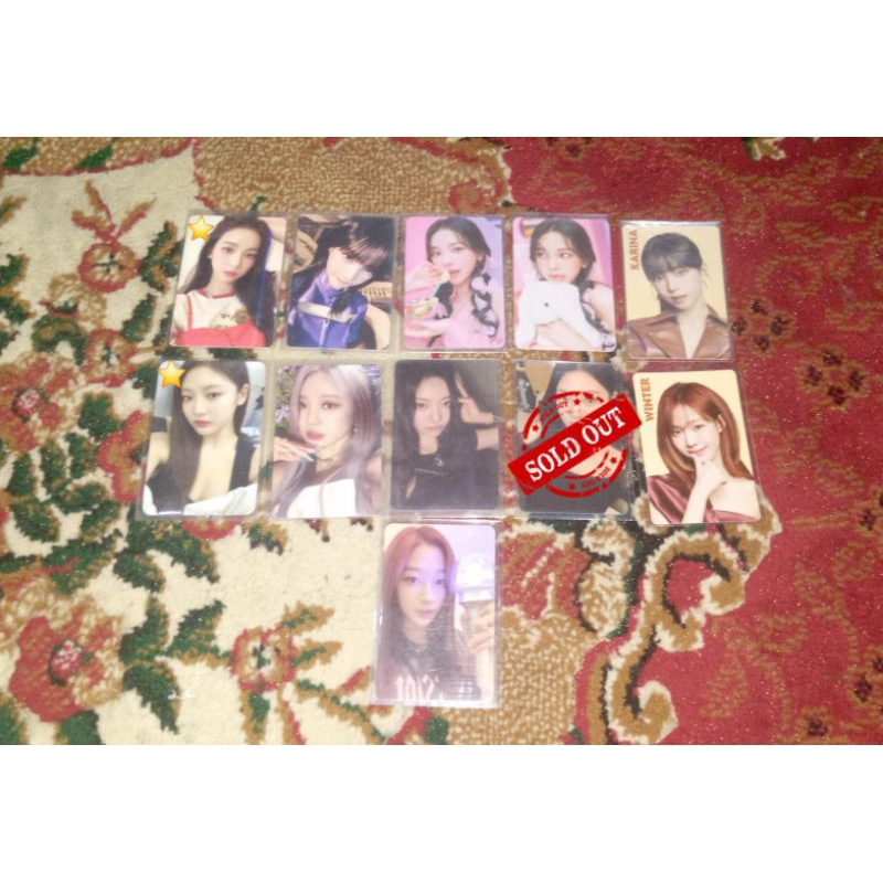 photocard official aespa