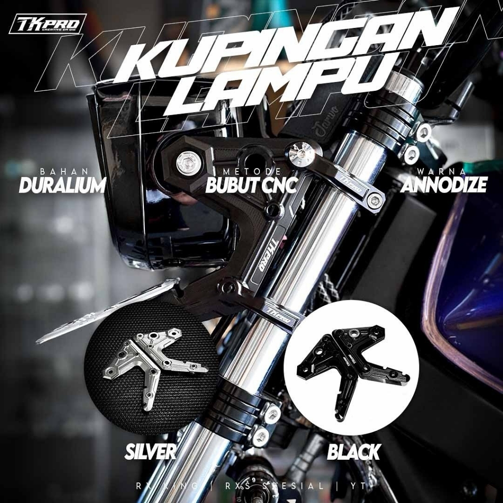 CINCIN DAN KUPINGAN LAMPU CNC TKPRO ORIGINAL