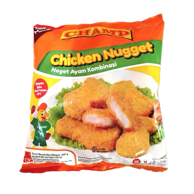 

CHAMP CHIKEN NUGGET 450GRAM