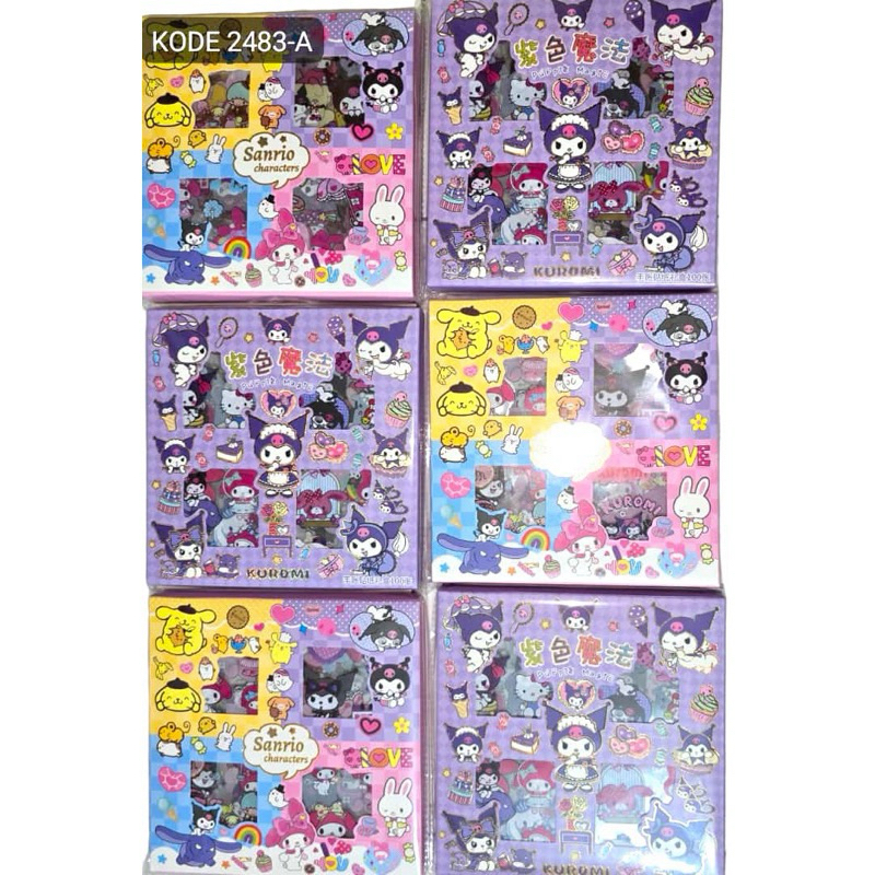 

stiker Momo original 100pcs stiker viral Momo kotak ori tempelan buku stiker RA041