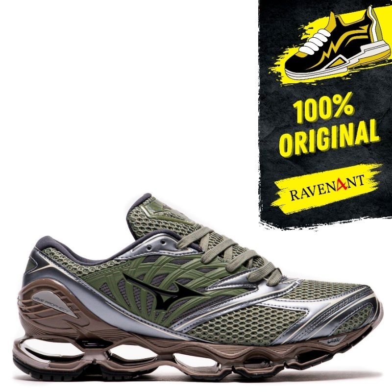 MIZUNO Wave Prophecy LS Agave Green ORIGINAL - Sepatu Sneakers Pria