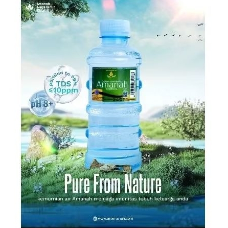 

Air minum Air Amanah PH8+ TDS 10 PPM kemasan botol 330ml.. 1 dus isi 32 botol Khusus Yogyakarta