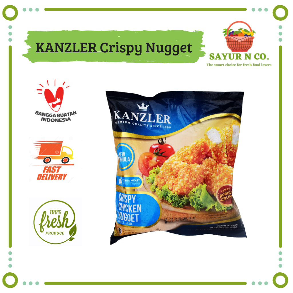 

KANZLER Crispy Chicken Nugget 450gr | Sayur N Co Bekasi