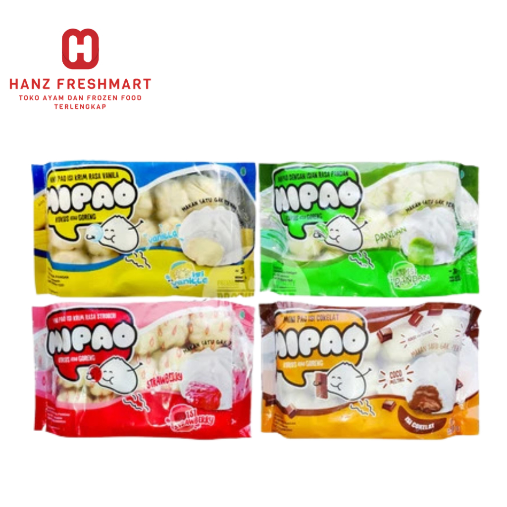 

Mipao Pelangi, Bakpao Mini isi 30pcs All Variant - Hanz Freshmart