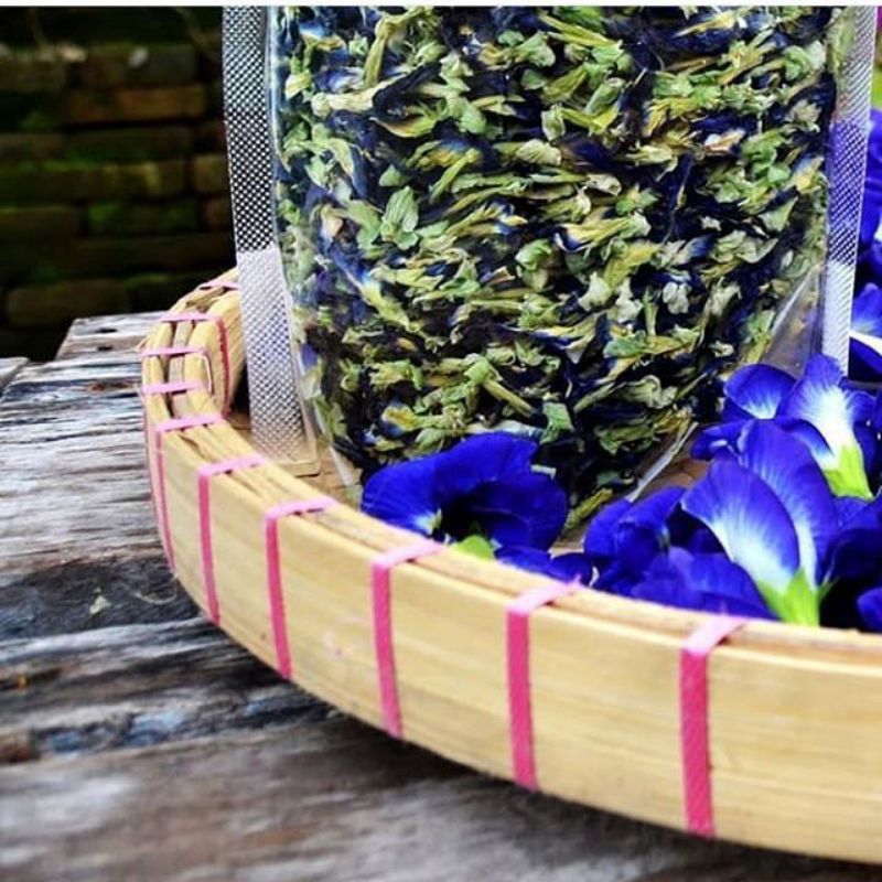 Bunga Telang Organik / Bunga Telang 500gram / Bunga telang Premium / Herbal / Bunga Telang Kering
