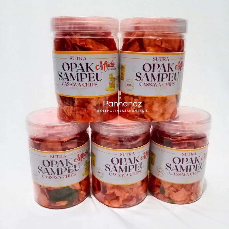 

opak sampe sutra keripik singkong casava chips kicimpring toples