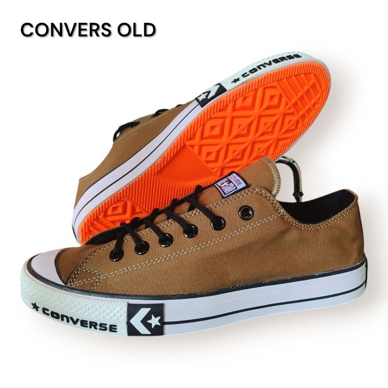 Sepatu Converse All Star CT Khaki Ubdefeated Outsol Orange Unisex